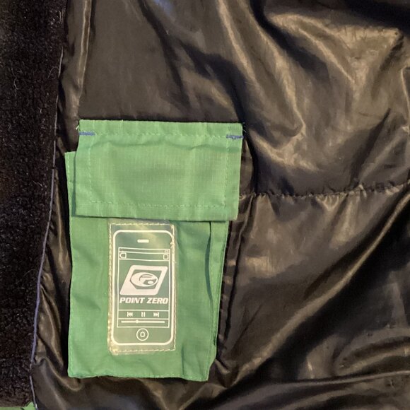 Point Zero Women's Green Duvet Premium Down Parka Coat Ski Skiing Winter - Picture 6 of 16